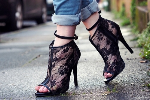 topánky od deichmann čierna elegantná letná jar čierne elegantné trendy leto jar 2014