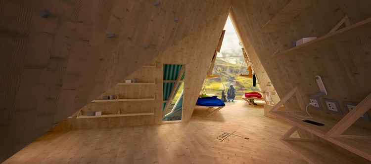 interiérový dizajn prístrešok drevo rôzne miestnosti