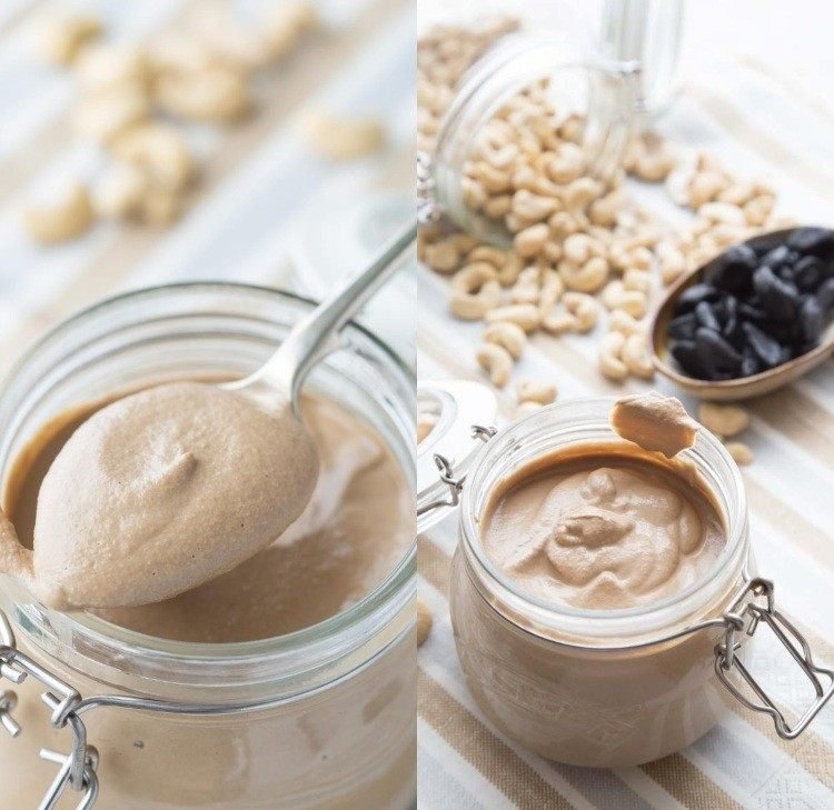 Recepty z čierneho cesnaku na omáčku alebo dip s kešu orieškami