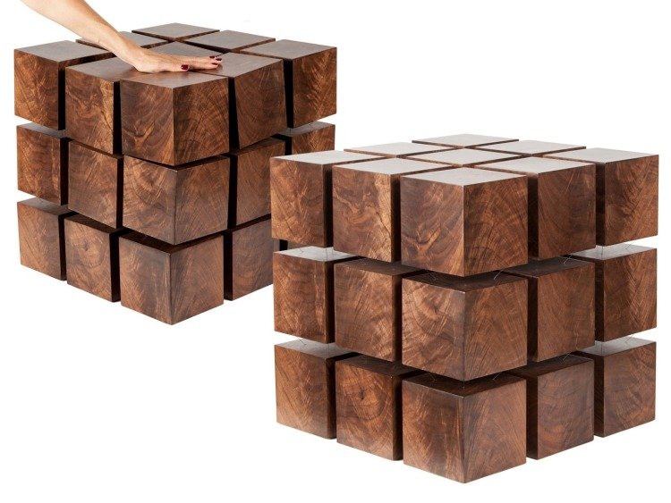 Plávajúci nábytok-stôl-futuristický-dizajn-drevo-tlač-cvičenie