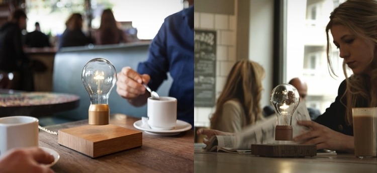 plávajúce žiarovky-futuristický-dizajn-osvetlenie kaviarne