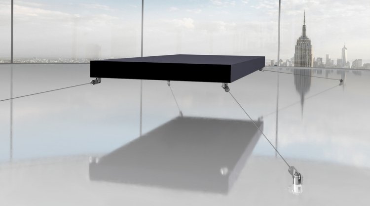 dizajn-plávajúca posteľ-magnet-futuristický-minimalistický