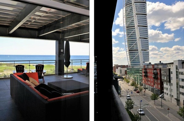 Luxusná strešná terasa s vonkajším nábytkom