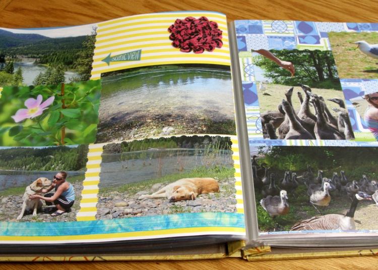 Album na scrabooking môže mať akúkoľvek veľkosť Scrapbooking-nápady-fotoalbum-výlet-fotky-lepenie-drotárstvo-nápad-farebné farby