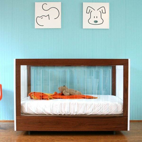 Detská posteľ chlapčenská drevená akrylová