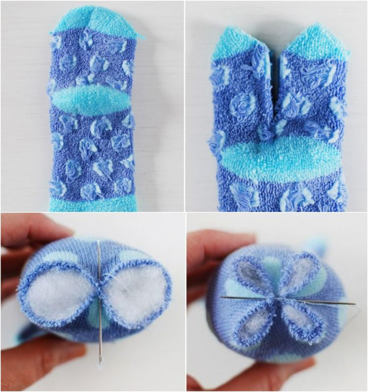 plyšové hračky z ponožiek návody ponožkové zvieratká