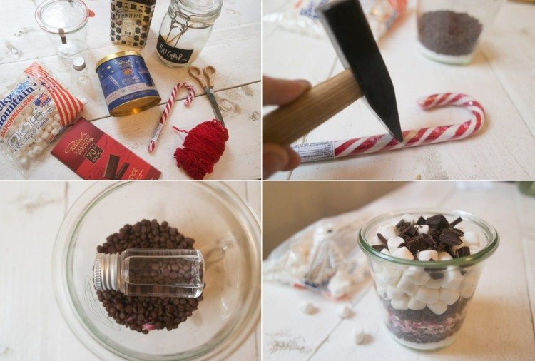 Pre dospelých pripravte horúcu čokoládu s cukrovou trstinou a alkoholom