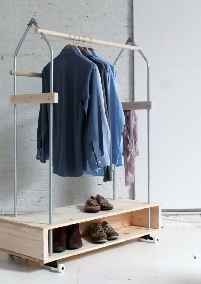 stojany na bicykle vyrobené na mieru, skrinky na topánky, kovové drevené košele