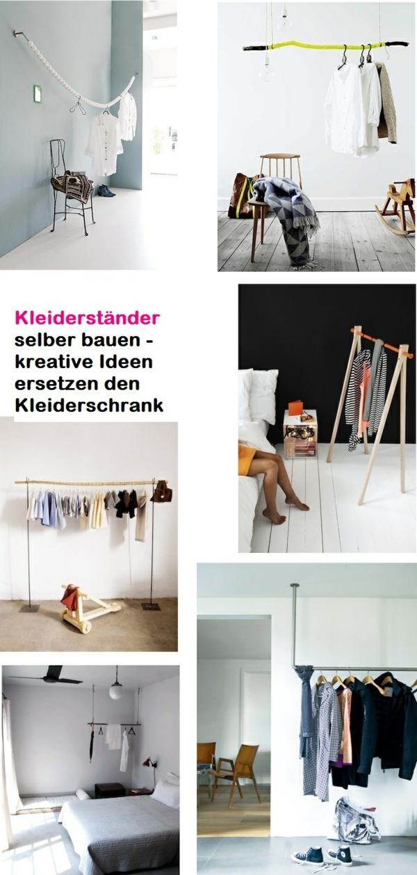 Samotné stojany na šaty navrhujú úložné priestory