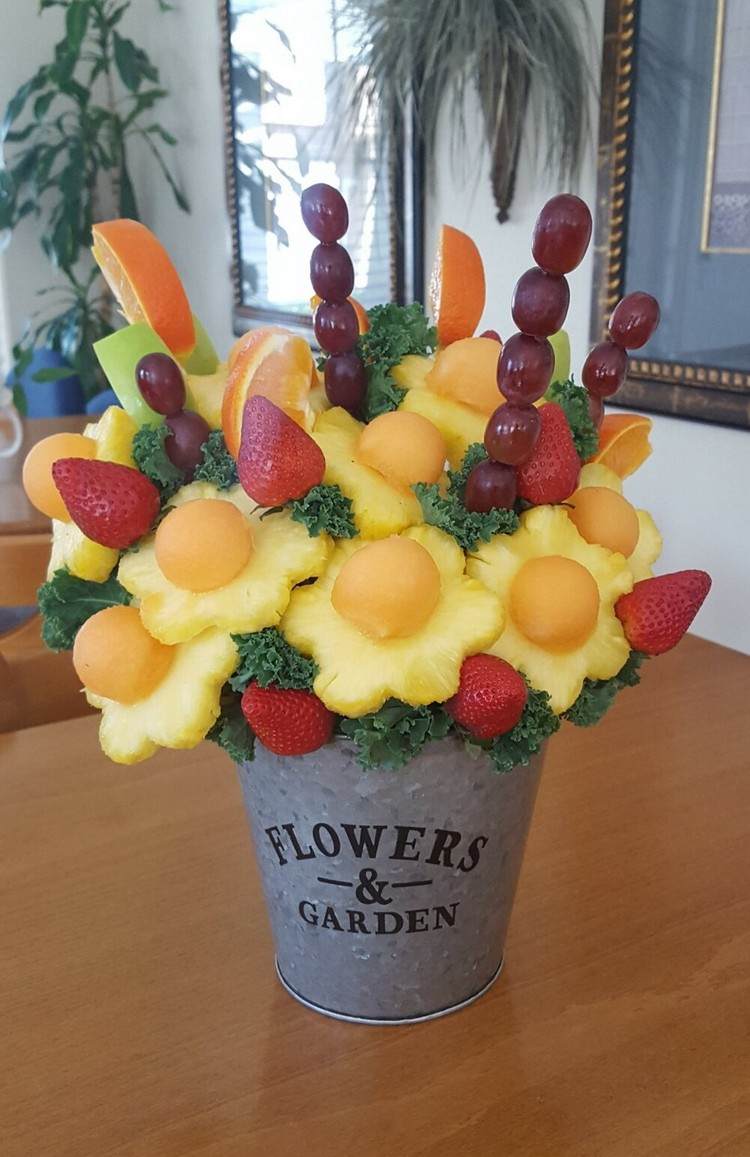 Domáce darčeky z kuchyne Kytica ovocných špajlí