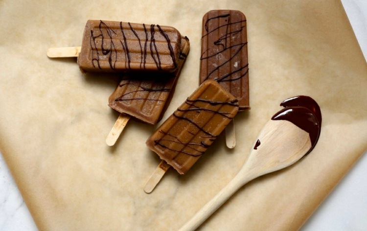 Vytvorte si vlastné recepty na nanuky kávová čokoláda