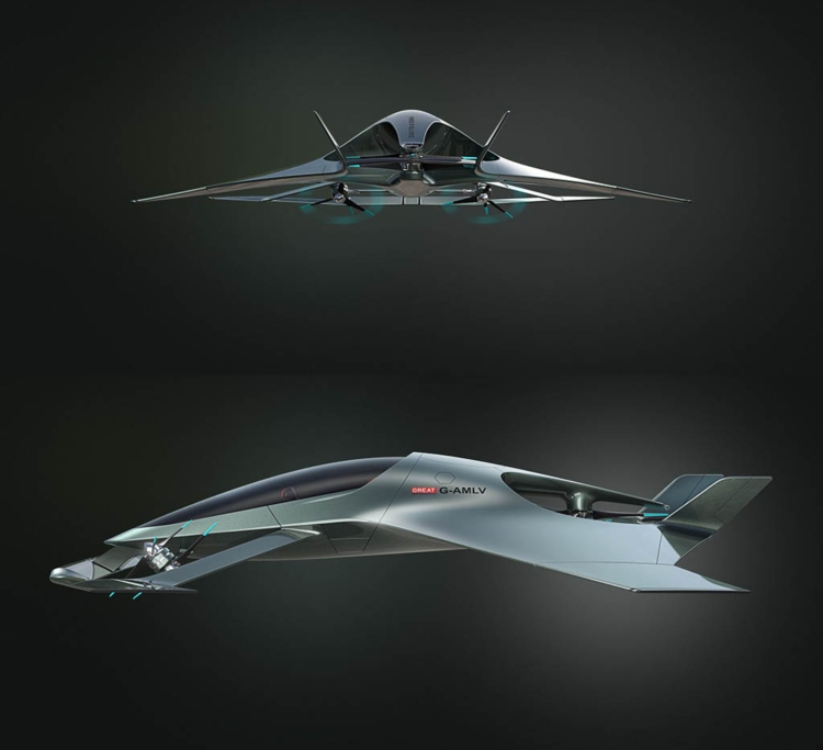 vertikálny vzlet motorový pohon lietadla po žiadnej ceste