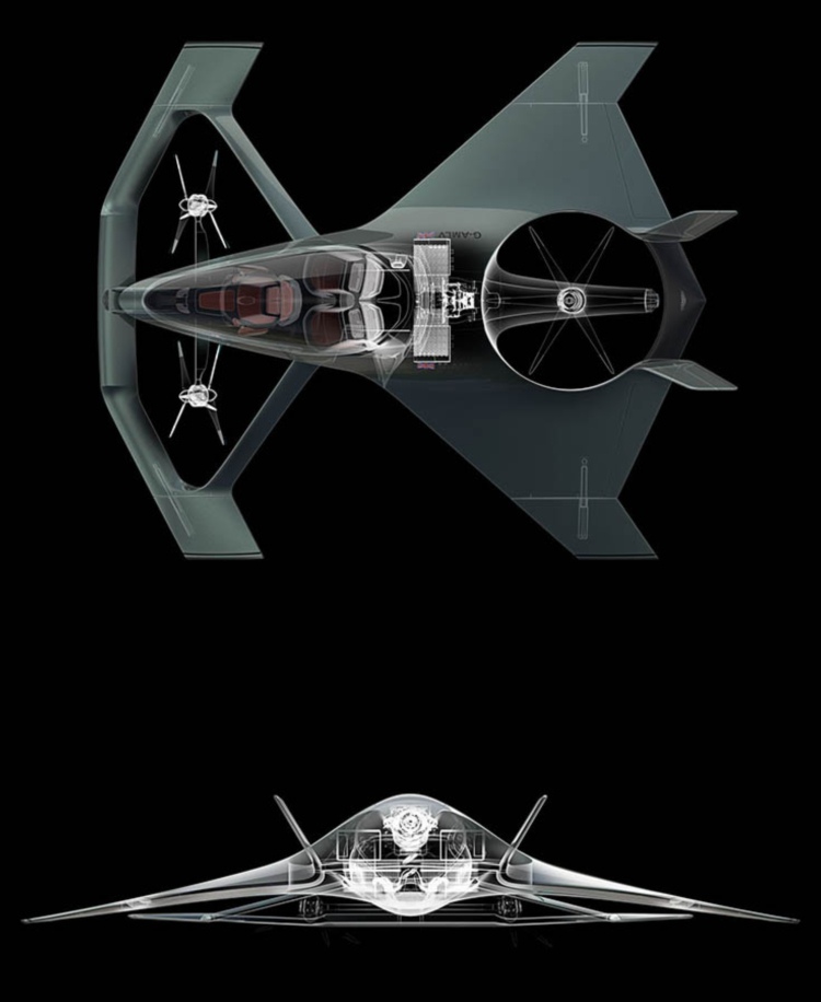 vertikálne vzletové lietadlo model aston martin