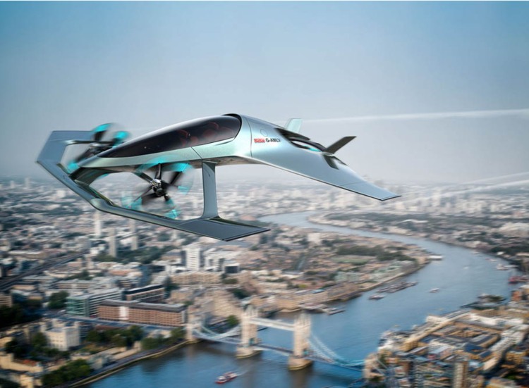 vertikálne vzletové lietadlo moderná doprava alternatíva veľkého mesta