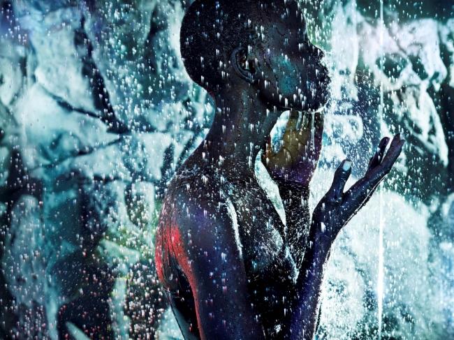 vodná clona senzorická obloha návrhár sprcha dornbracht značková sprcha vodnej clony od spoločnosti dornbracht