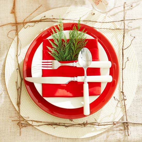 vianočný stôl dekorácia jedľová vetva podložka pod tanier vianočný stôl dekorácia jedľová vetva podložka pod tanier