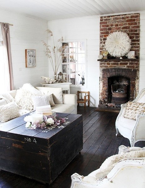 shabby-chic-white-dark-wood