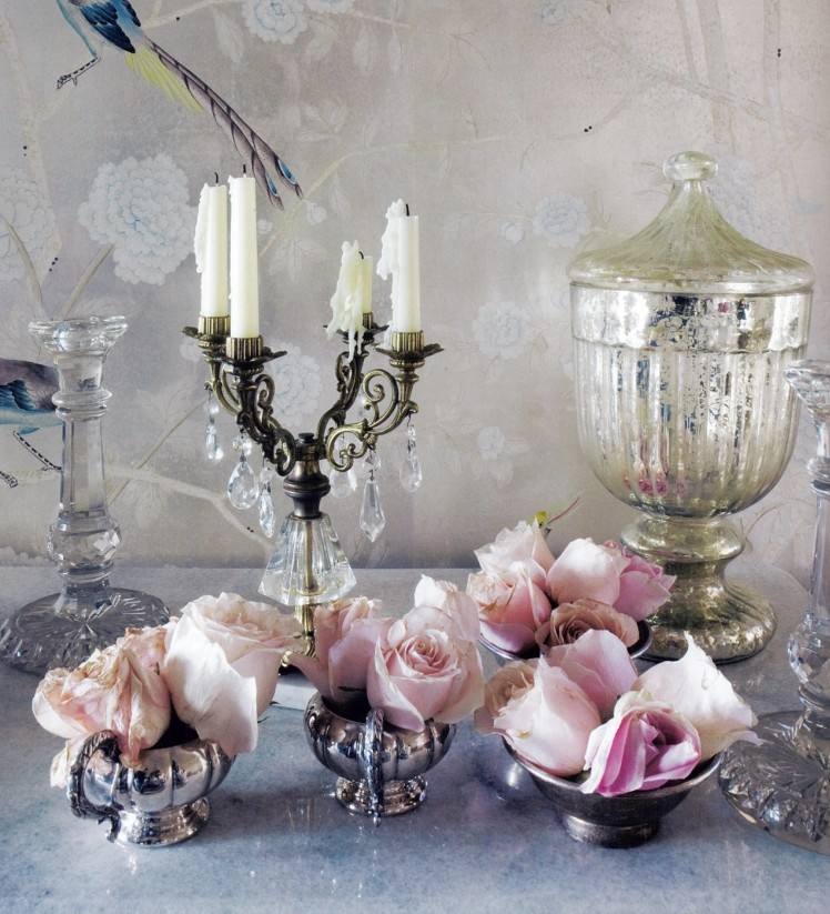 Ošumelé elegantné dekorácie z kovu a skla shabby-chic-decoration-metal-crystal-glass