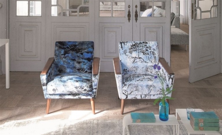 Ošarpané-štýl-urob si sám-kreslo-čalúnenie-kvetinové motívy