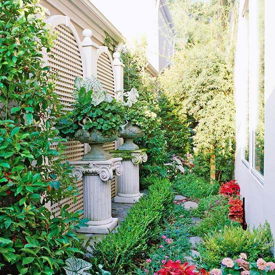 Myšlienka záhradného dizajnu -klasický štýl