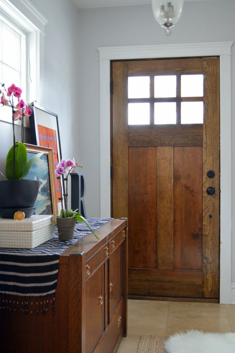 vyzdobiť príborník chodba nápad stôl bežec orchidey nástenné umenie