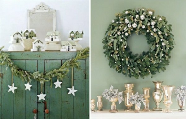 Vianoce zdobia krásne nápady prírodné materiály krásne nápady prírodné materiály sviečky do vienka na dvere