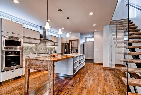 Škandinávsky interiérový dizajn - moderná kuchyňa