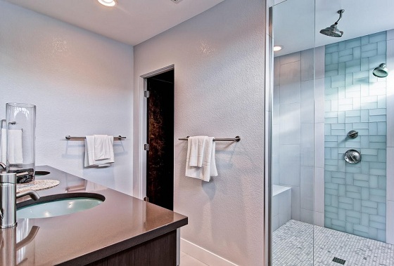 Kúpeľňa - škandinávsky interiérový dizajn