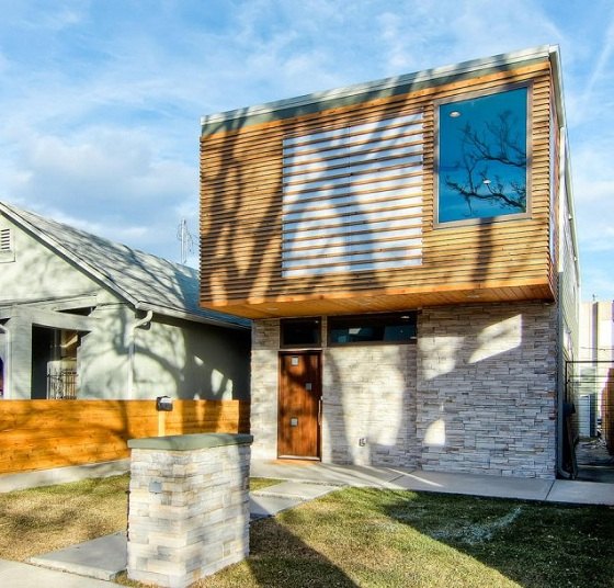 Škandinávsky vonkajší dizajn z domu