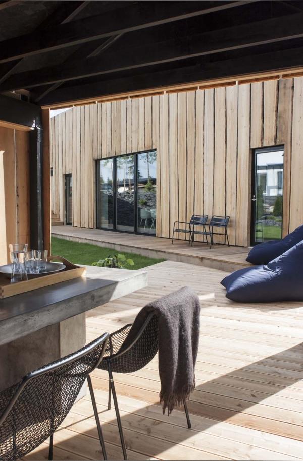 Veľtrh bývania Fínsko-Dekoeinrichtung-Maja Haus-Vonkajšie zariadenia Veľtrh bývania Fínsko-Dekoeinrichtung-Maja Haus-Vonkajšie zariadenia v blízkosti prírody