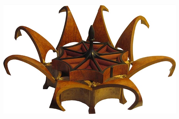 Šperkovnica-inovatívny tvrdý brezový eben