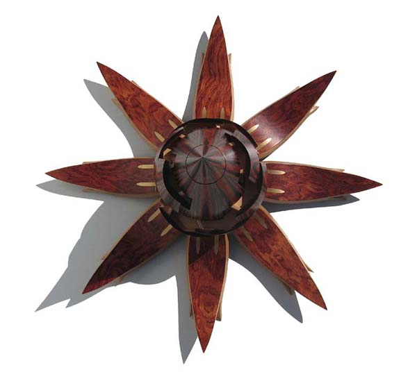 Sochy nábytkové doplnky-drevený abstraktný dizajn