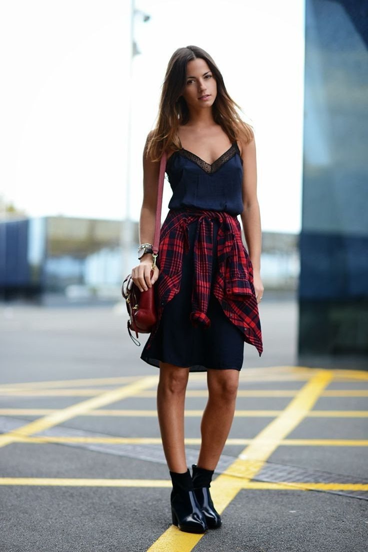 Oblečenie nápady pre letné slip dress módny trend ženy