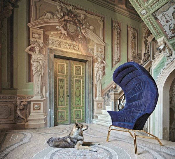 dizajnový nábytok Taliansko od smania lounge blue