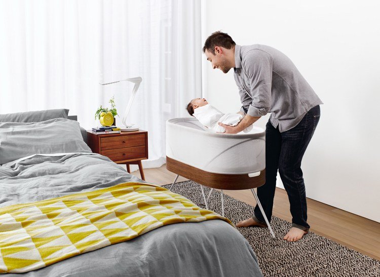 Návrh detskej postele rozdeľuje rodičov - užitočných alebo neláskavých? Návrh detskej postele -elektrická-detská-kolíska-tichý-nočný-spánok