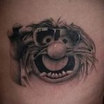 забавна татуировка на лицето