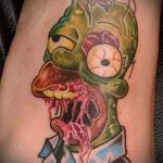 Смешна татуировка - Барт Симпсън - зомби