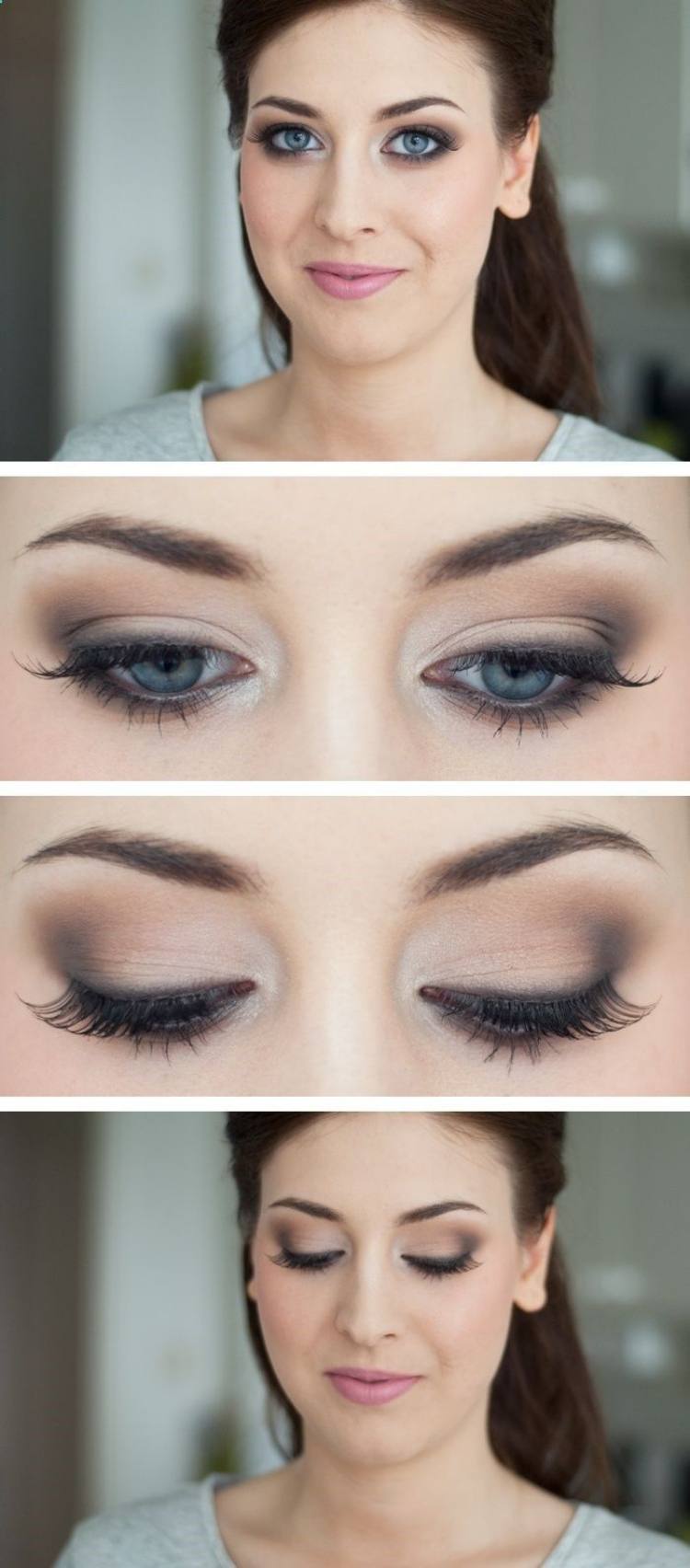 smokey-eyes-blue-eyes-tipy na make-up-ľahké-nádherné-makeup