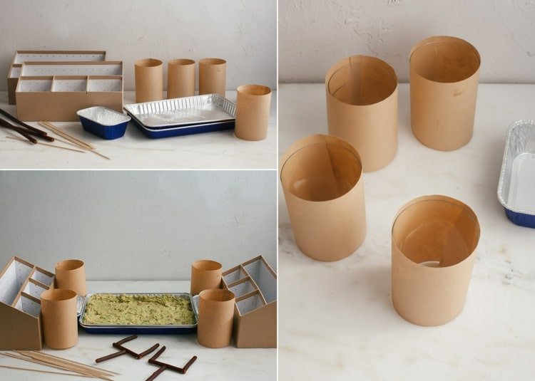 Vyrobte si jednoduchý občerstvovací štadión sami pomocou organizéra na stôl