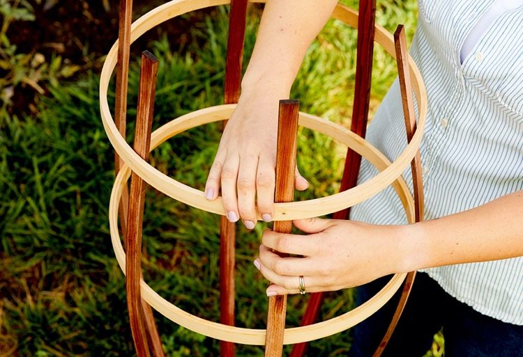 Postavte si lezeckú pomôcku pre črepníkové rastliny sami