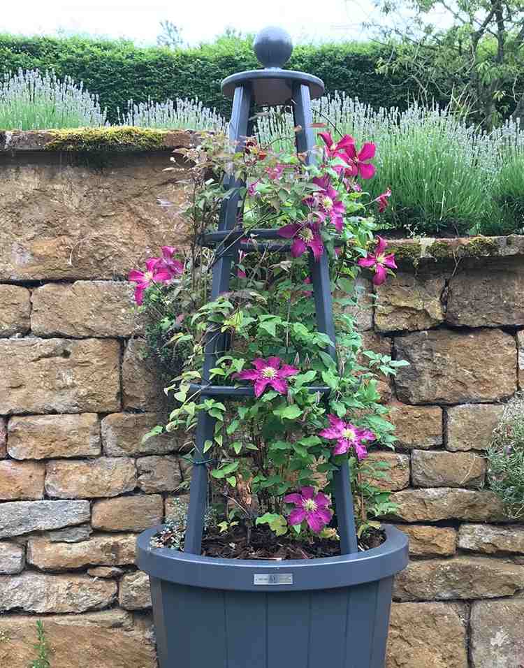 Podpora pre plamienok plamienok vo vedre