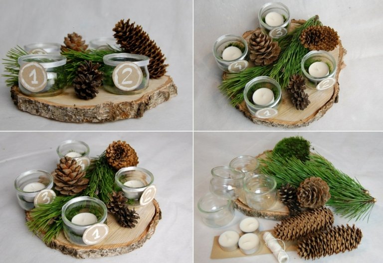 Rýchly a ľahký nápad na adventný veniec na poslednú chvíľu