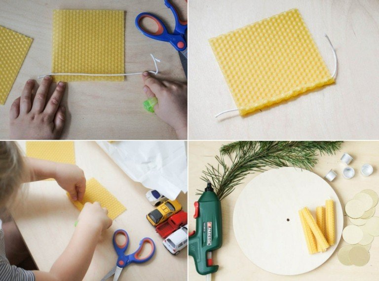 Vyrobte si vlastné sviečky na adventné vence z medovníkov s deťmi