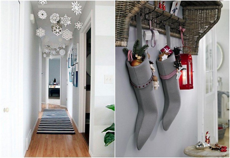 Závesné dekorácie sú najlepšie v úzkej chodbe