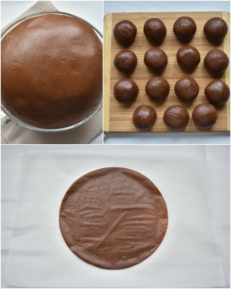 Tortovú základňu medovik rozvaľkáme na tenko