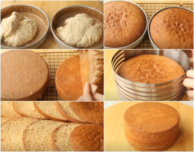 rýchlejšie krájajte medovik koláčový základ