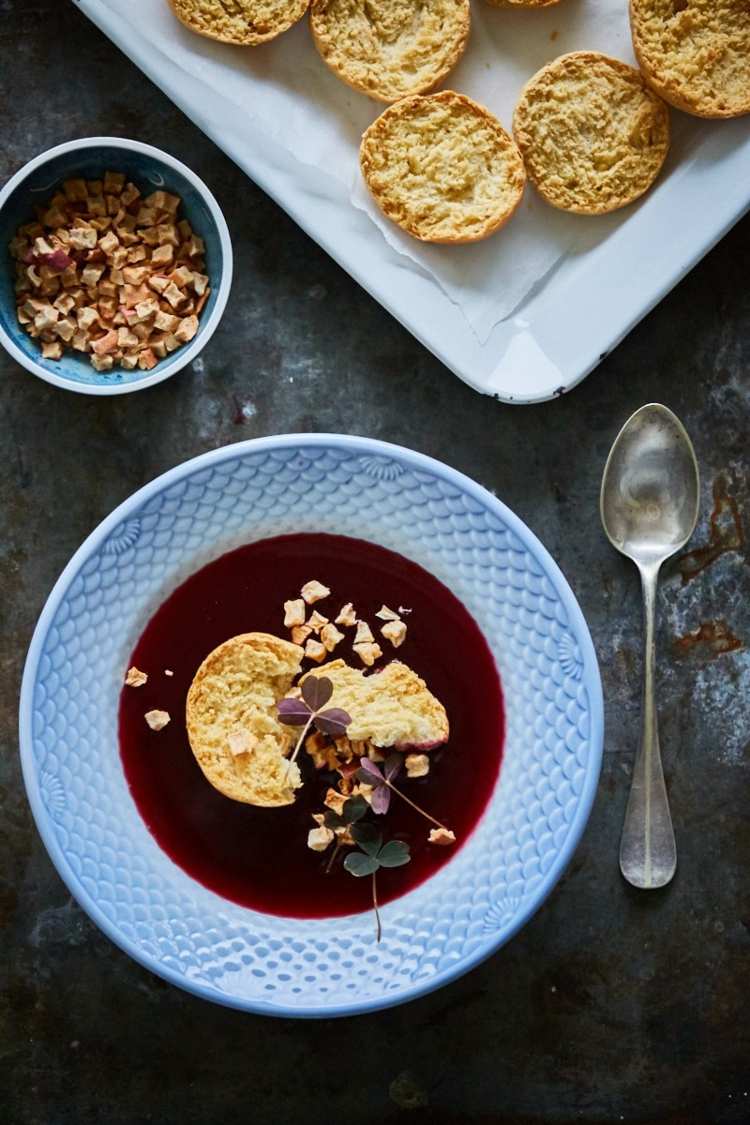 bezové recepty polievka jablká krekry obloha