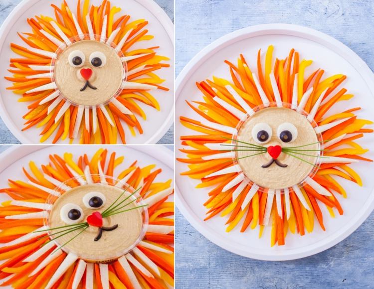 Zeleninový tanier s dipom - paprika, mrkva, pažítka a fazuľa