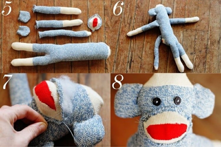 Ručné práce s ponožkami - robte zvierat na rozdávanie