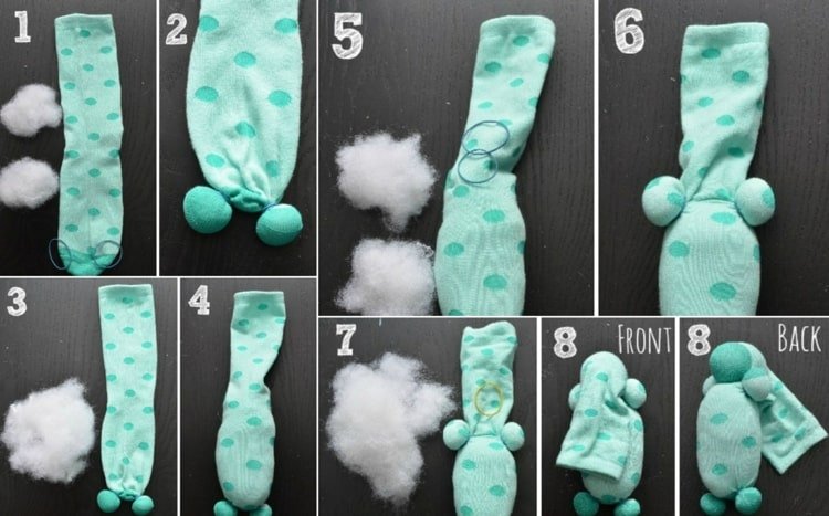 Vytvorte pre slona ruky, nohy a telo